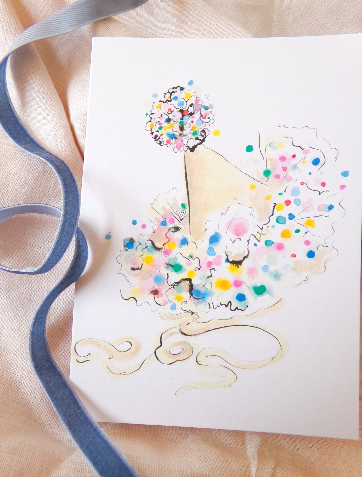 Party hat card