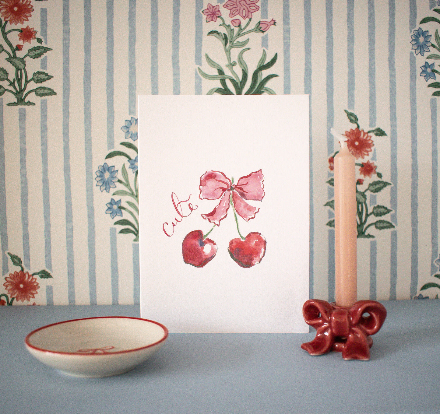 Cute Cherry Card