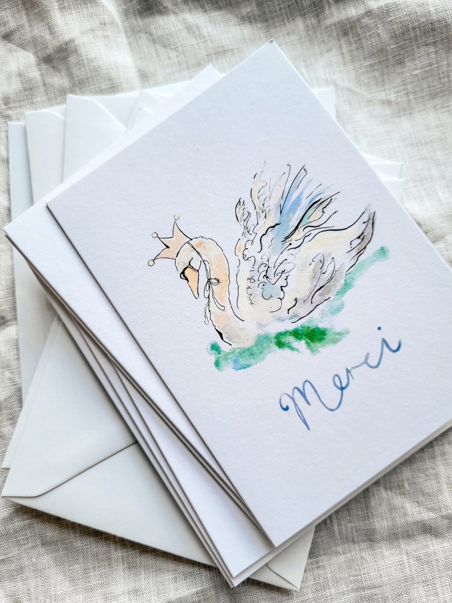 ‘Merci’ Card Set