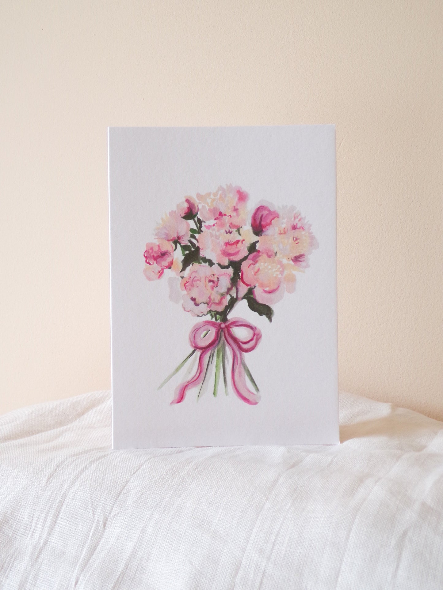 Peony Greeting Card