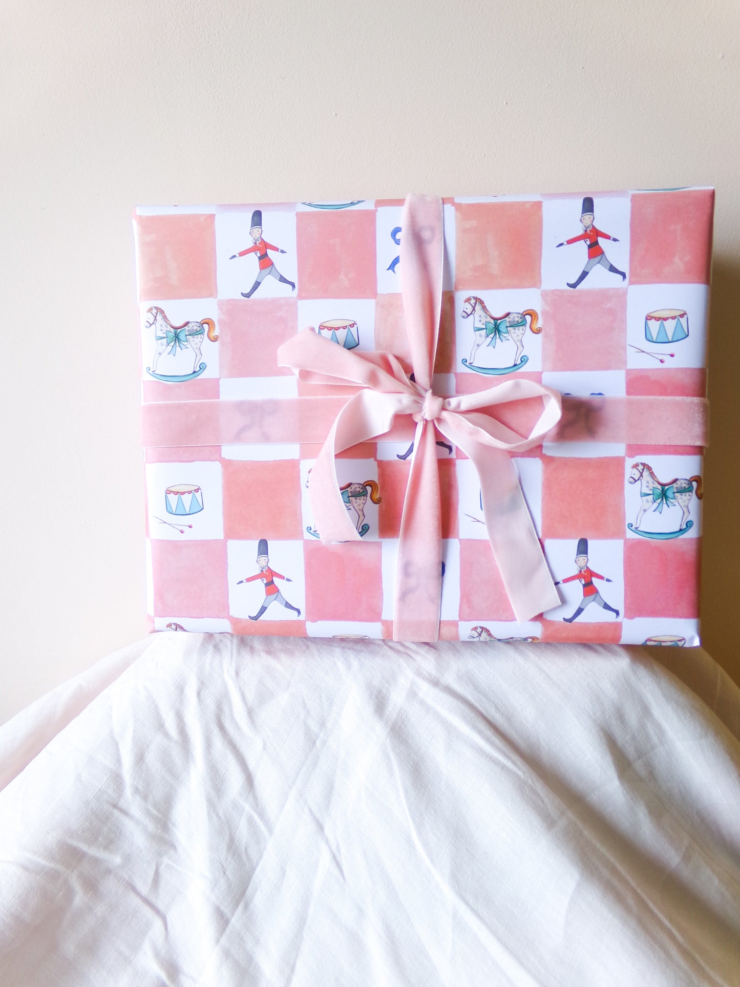 Nutcracker Check Gift Wrap *3 FOR 2*