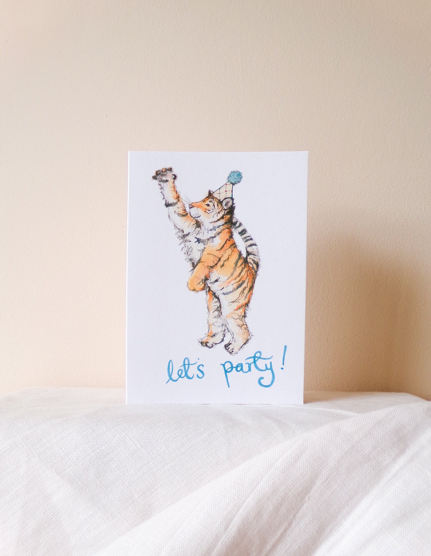 Scruffy the Tiger Greeting Card