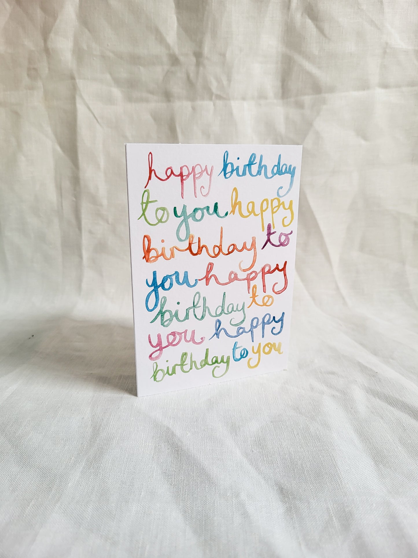 ‘Happy Birthday to you’ Card