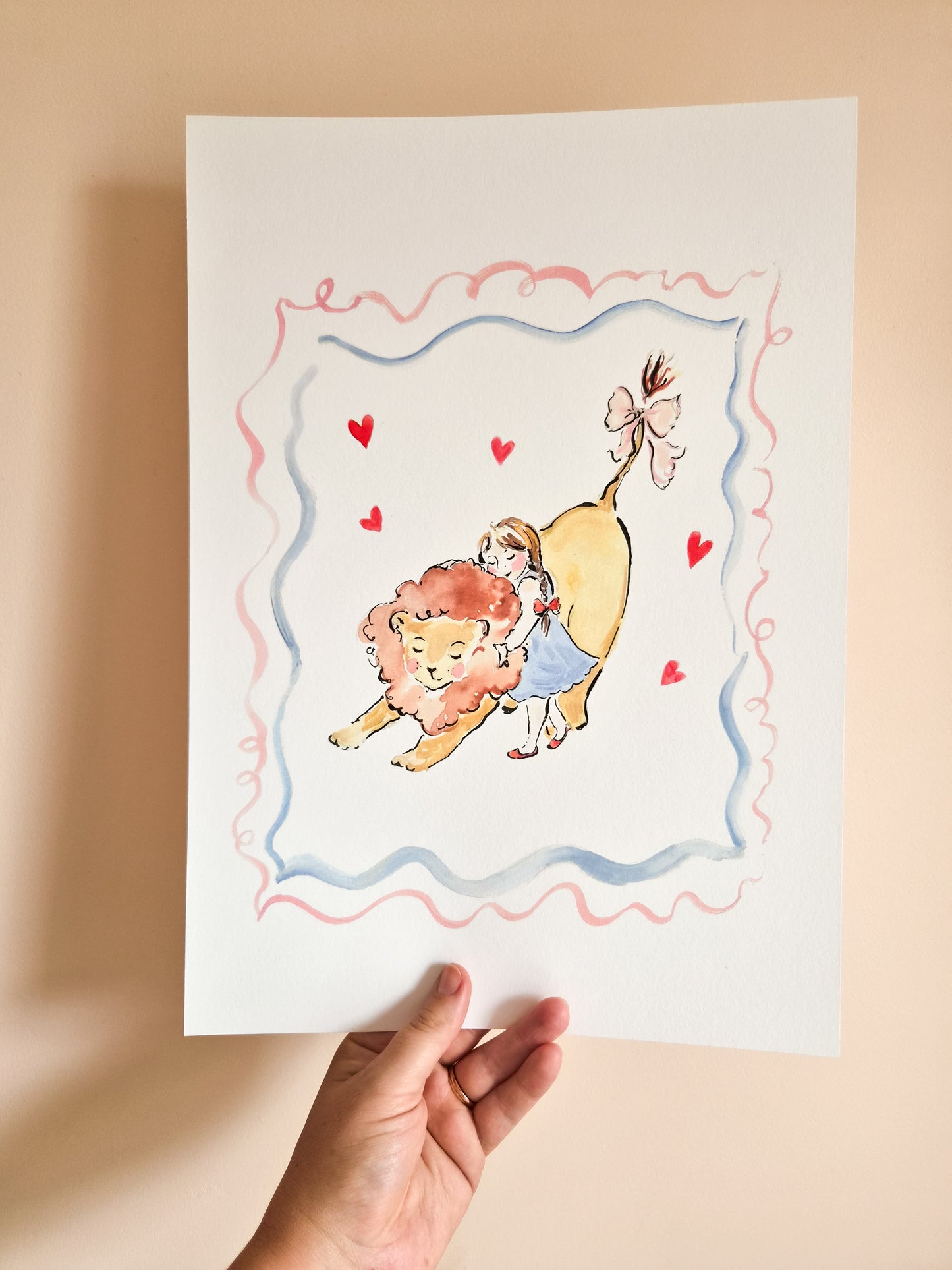 Sienna's Lion Giclee Print