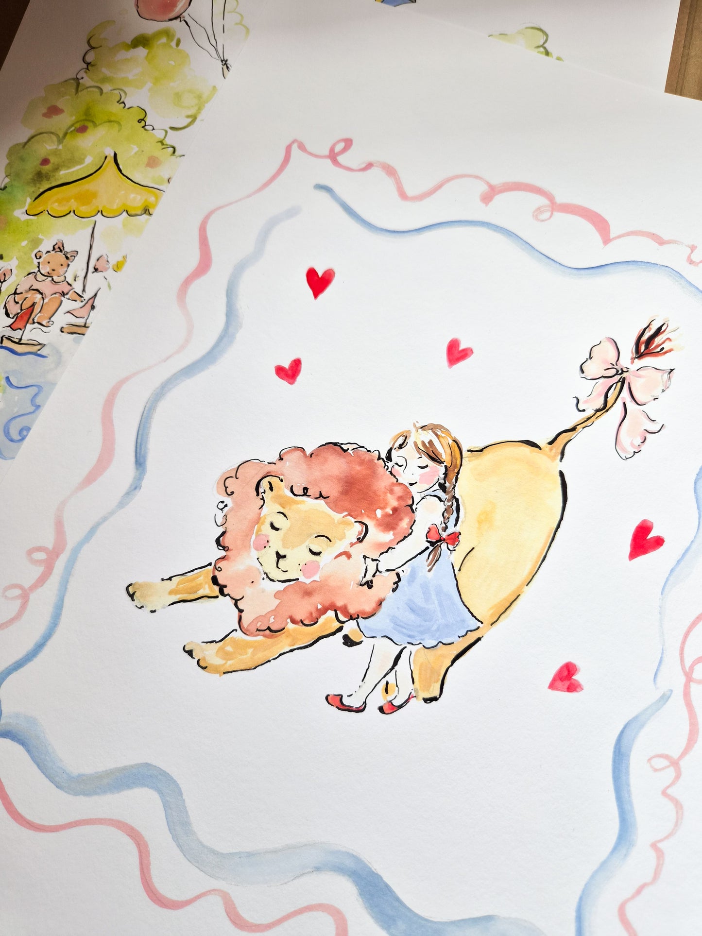 Sienna's Lion Giclee Print