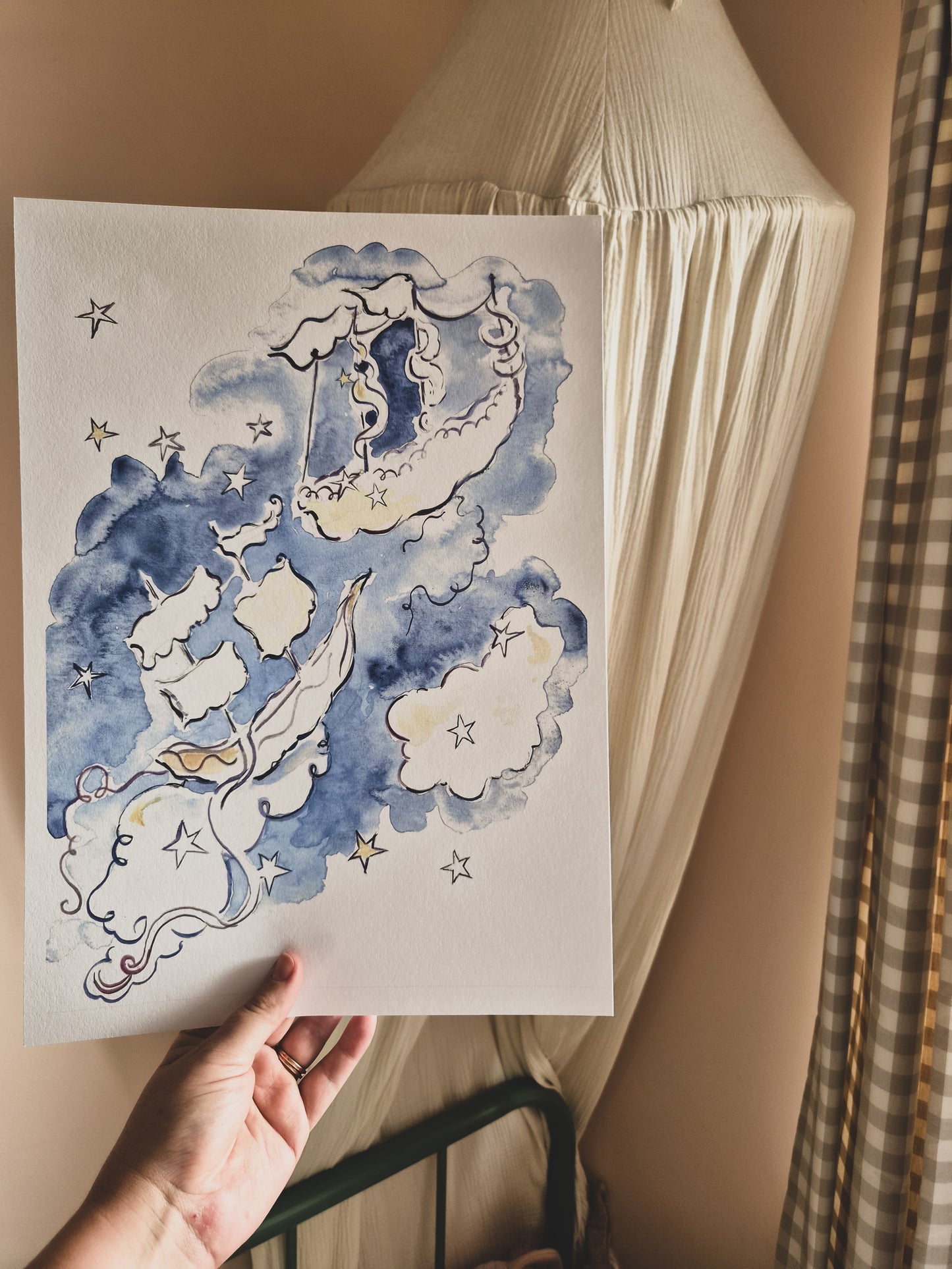 Dreamy Ships Giclee Print