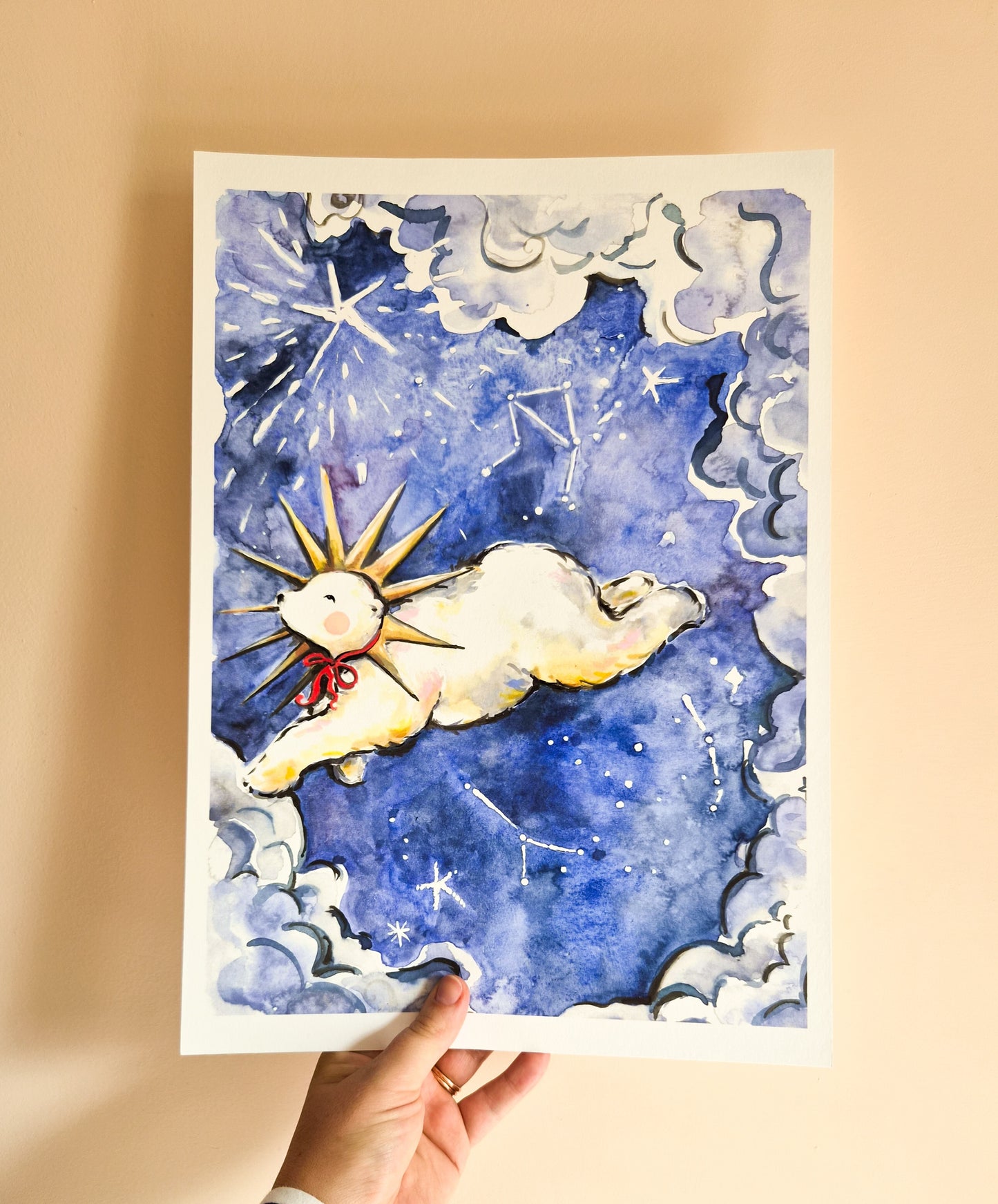 Moonbeam the Polar Bear Giclee Print
