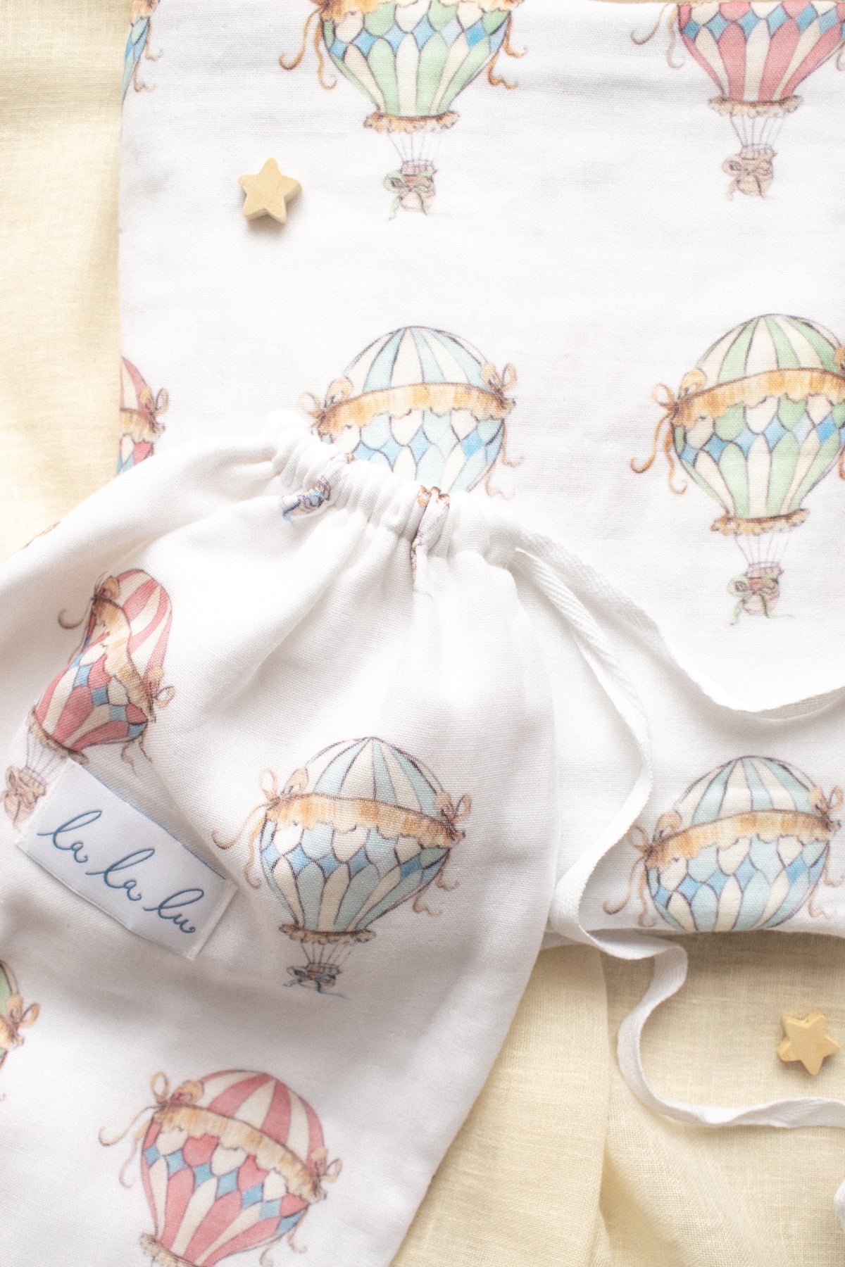 Hot Air Balloon Swaddle Blanket