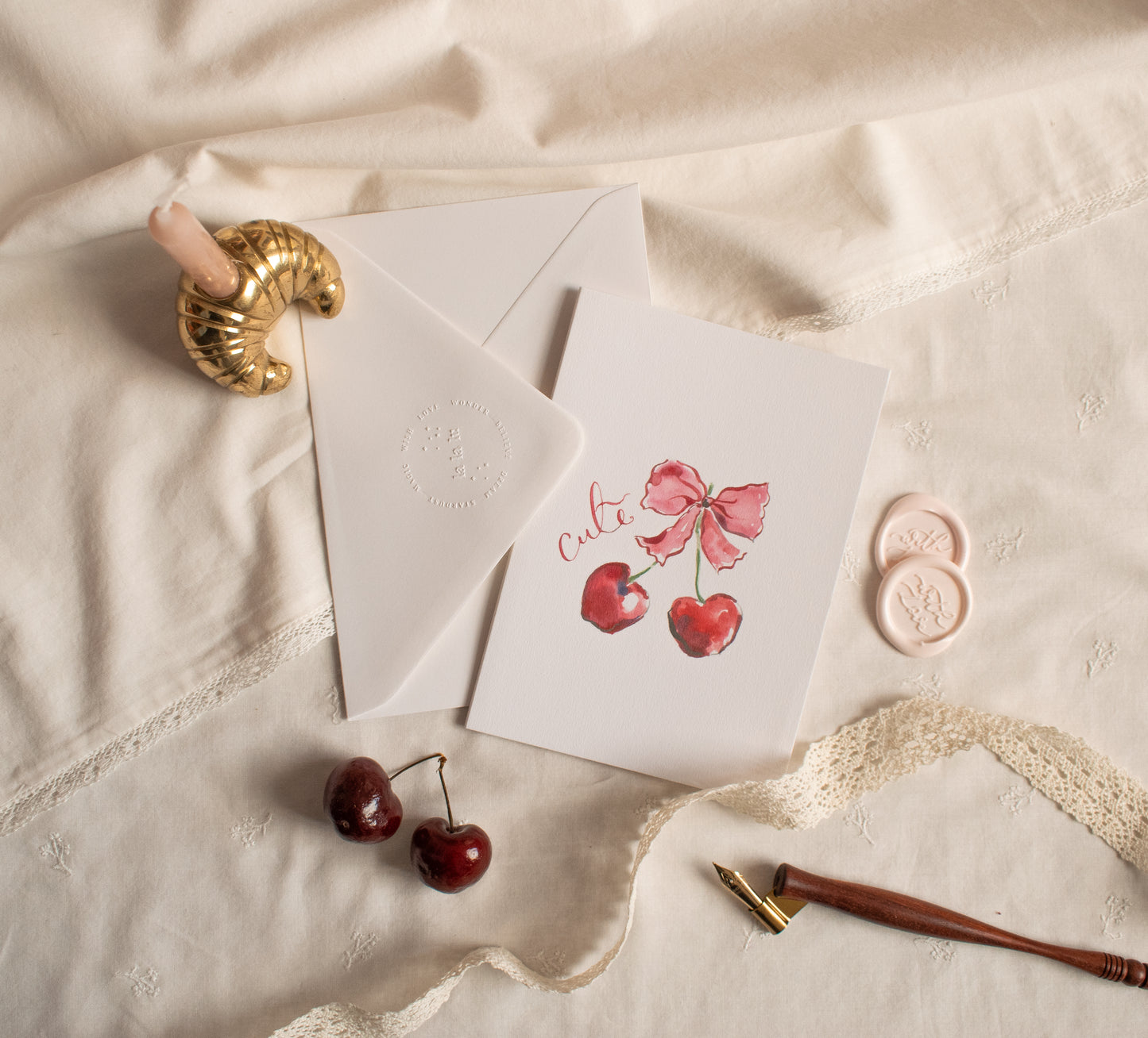 Cute Cherry Card