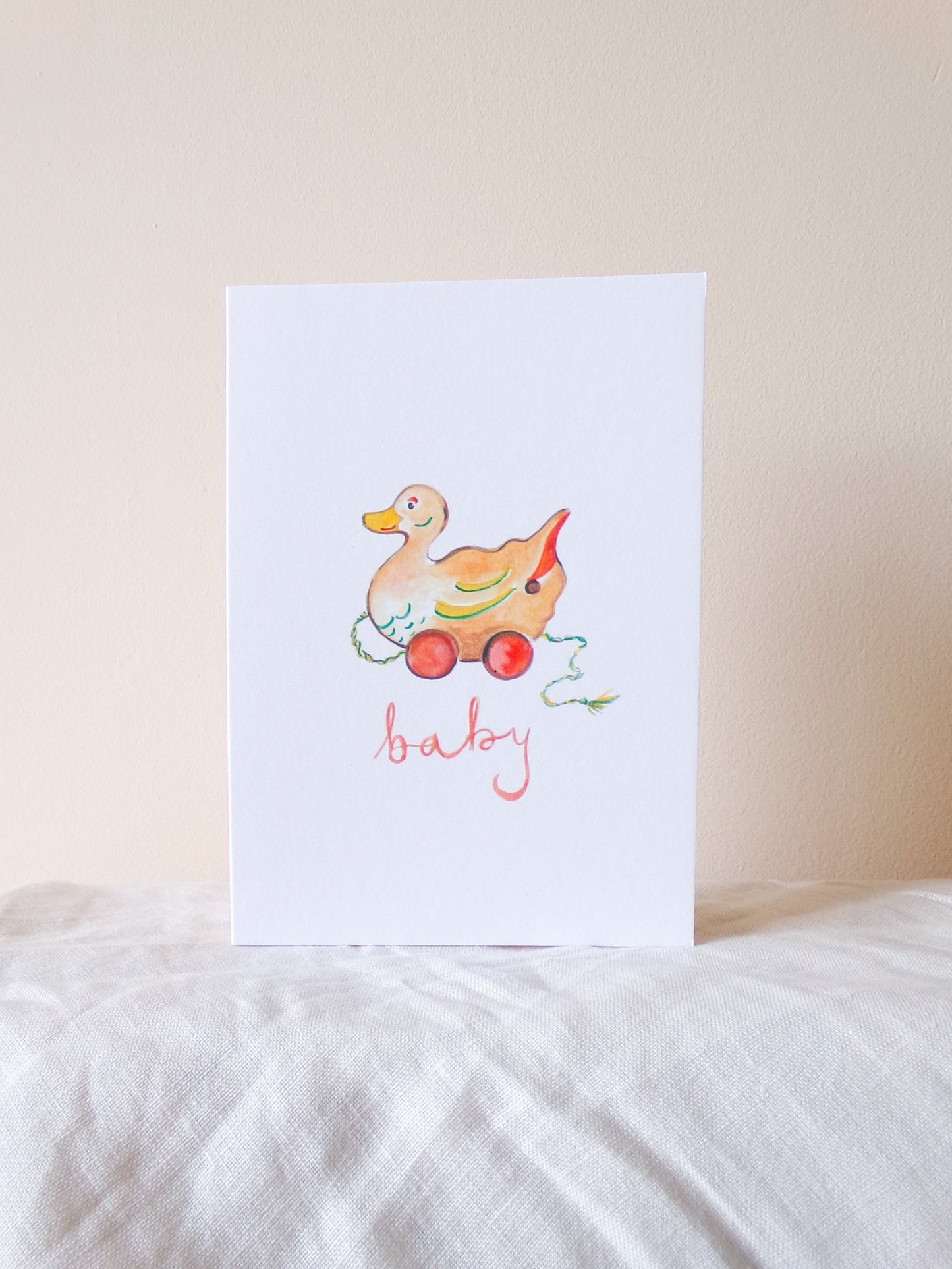 Baby Ducky Card