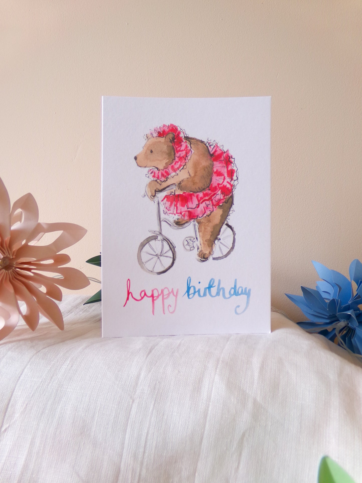 Happy Birthday Bear Card
