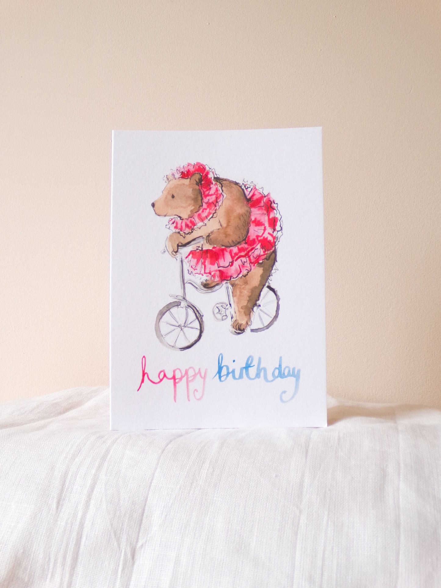 Happy Birthday Bear Card
