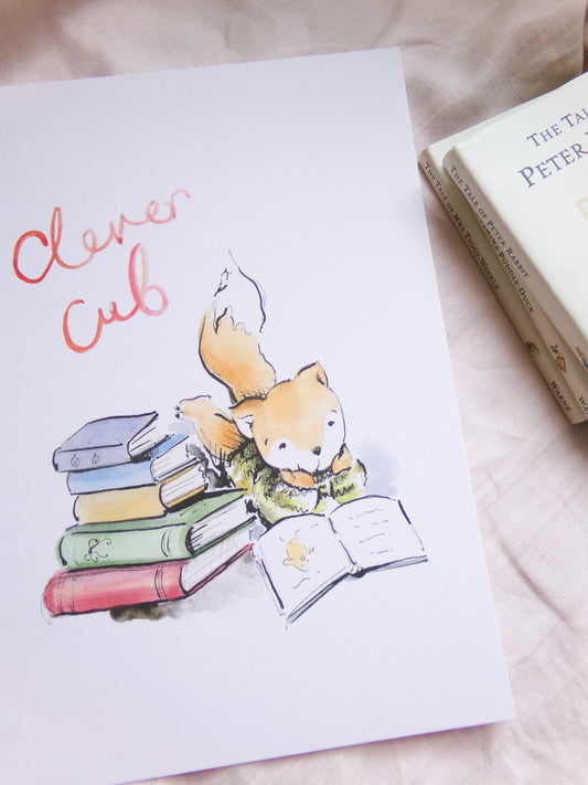 Alfie the Fox Cub Print