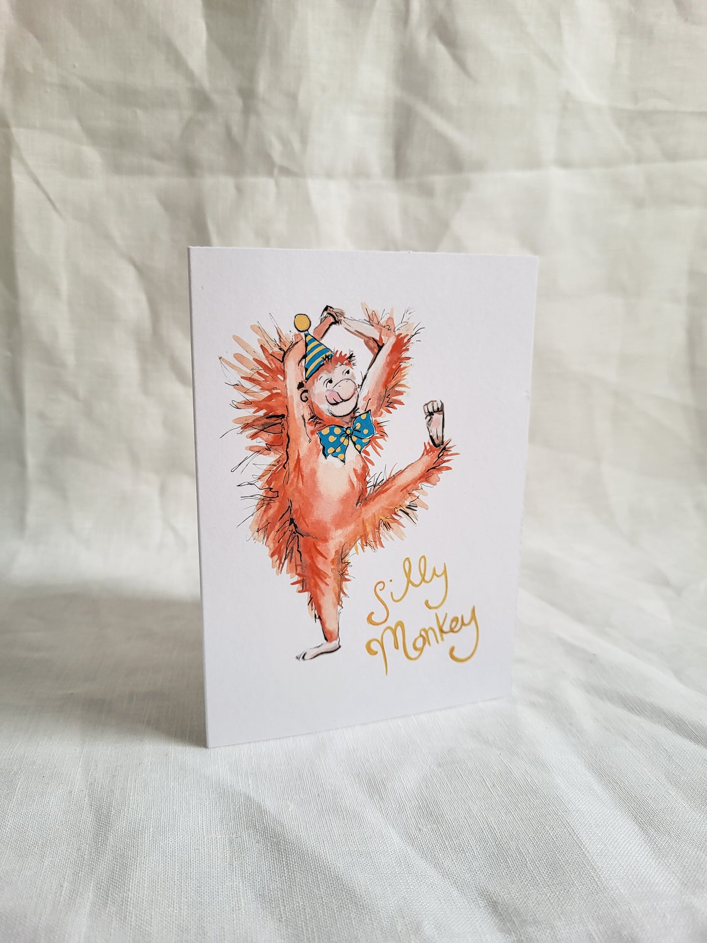 Rupert the Silly Monkey card