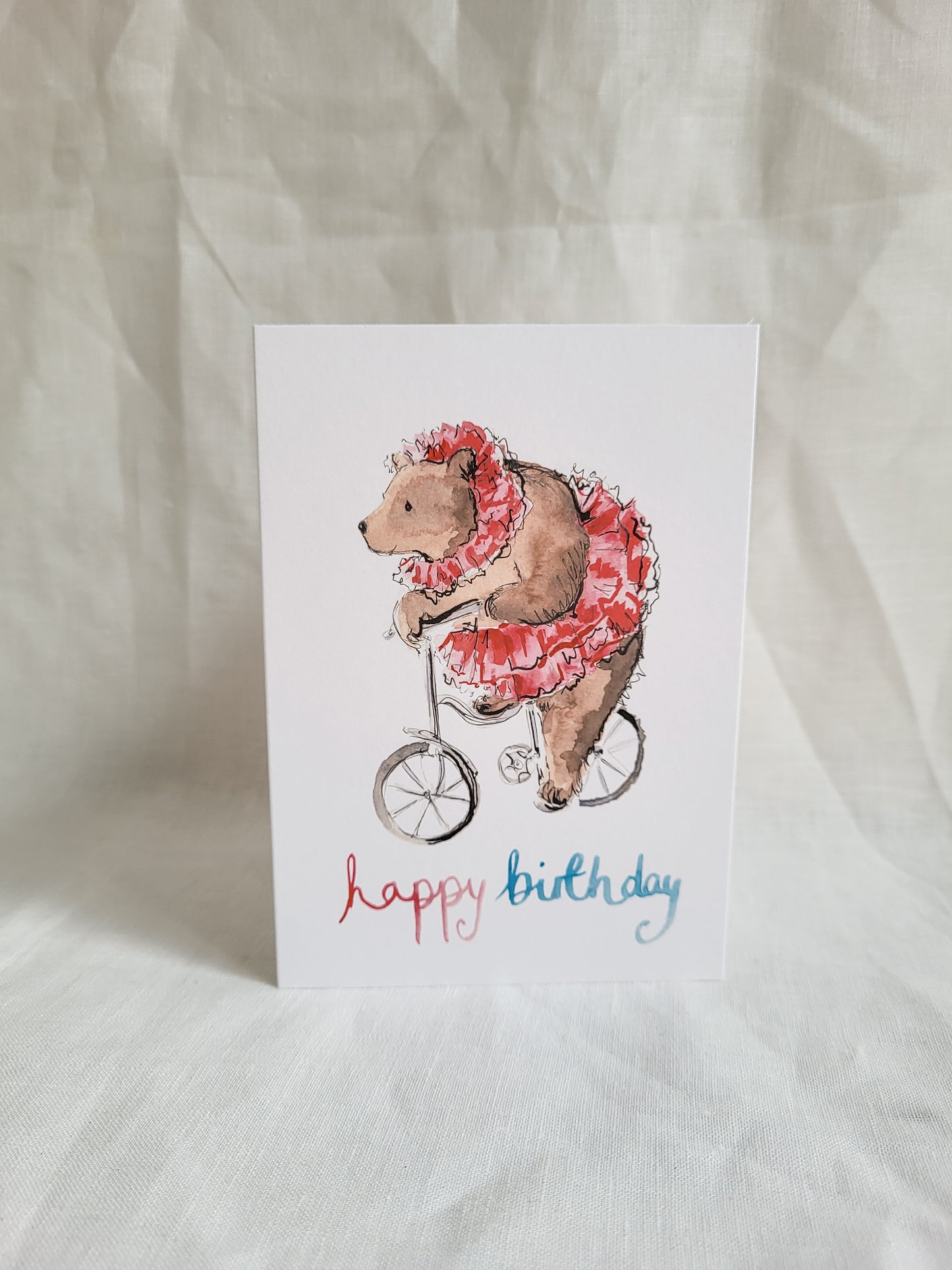 Happy Birthday Bear Card