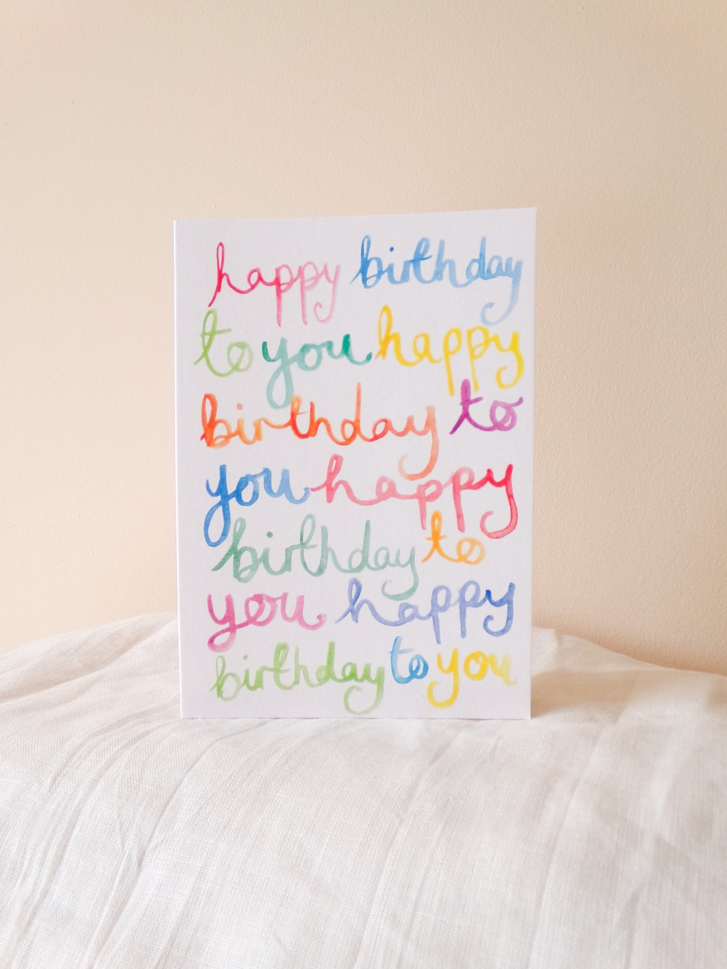 ‘Happy Birthday to you’ Card