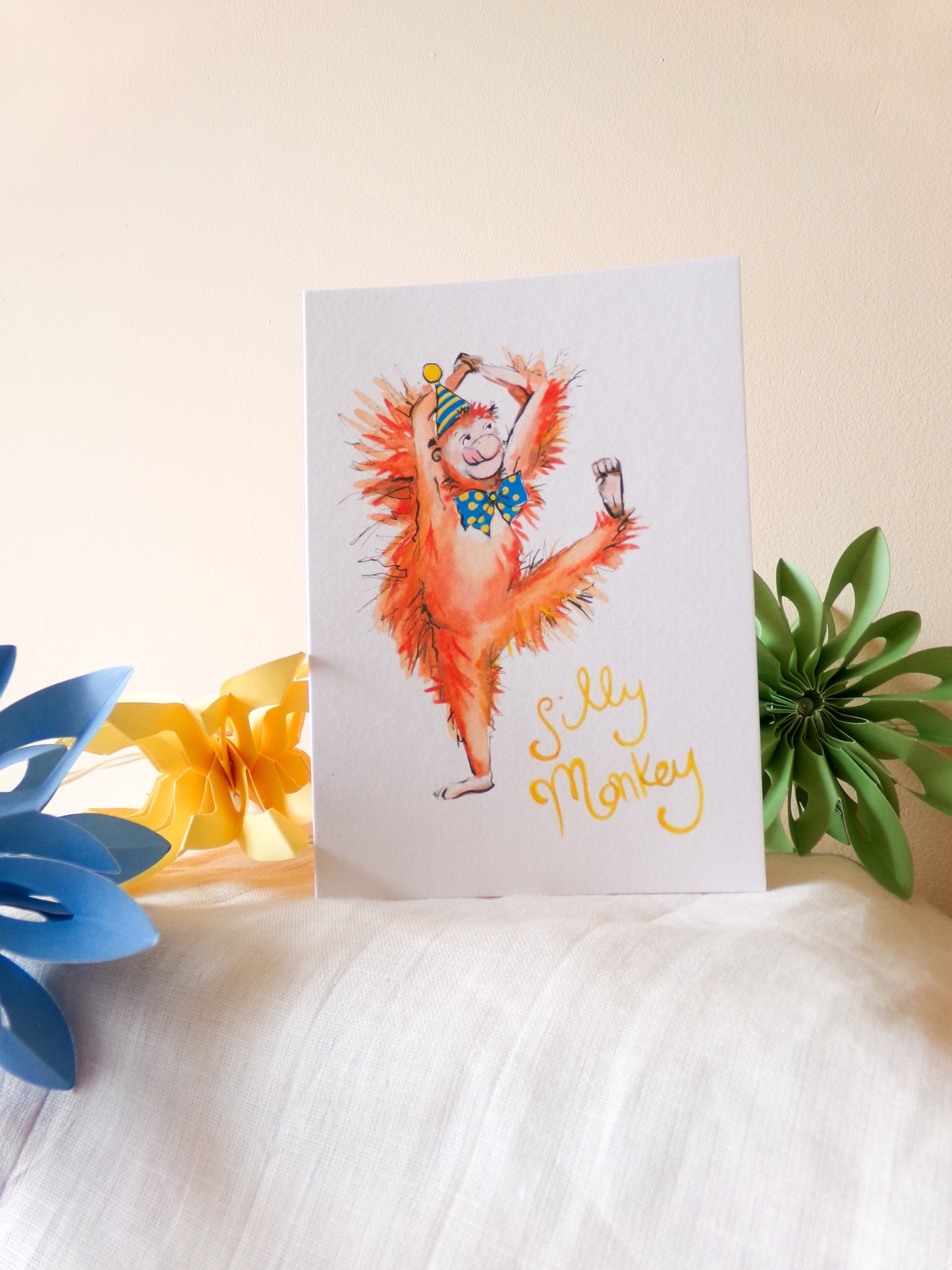Rupert the Silly Monkey card