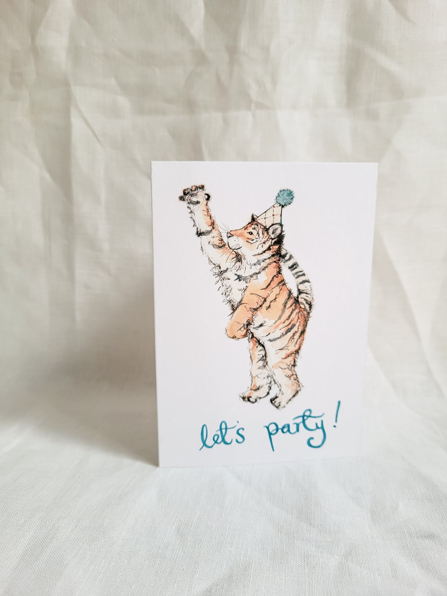 Scruffy the Tiger Greeting Card