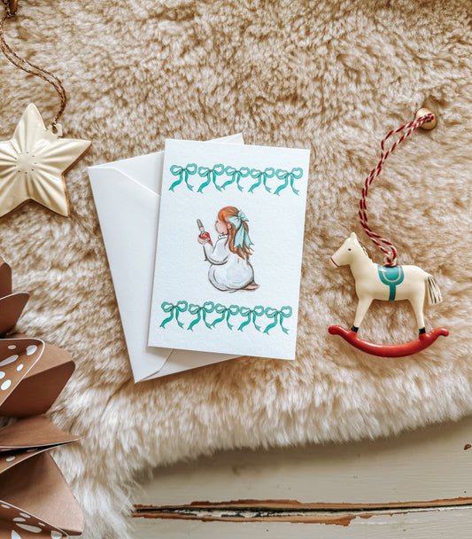 Clara little Christmas Card