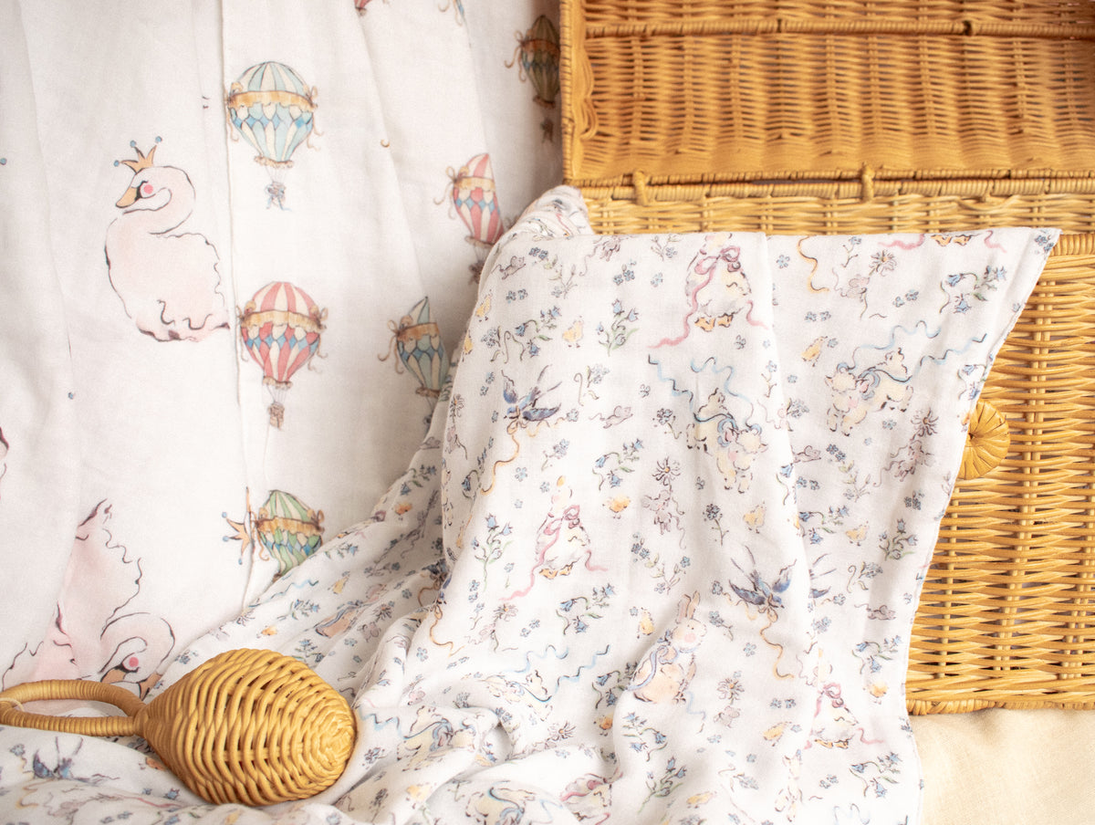 Spring Swaddle Blanket