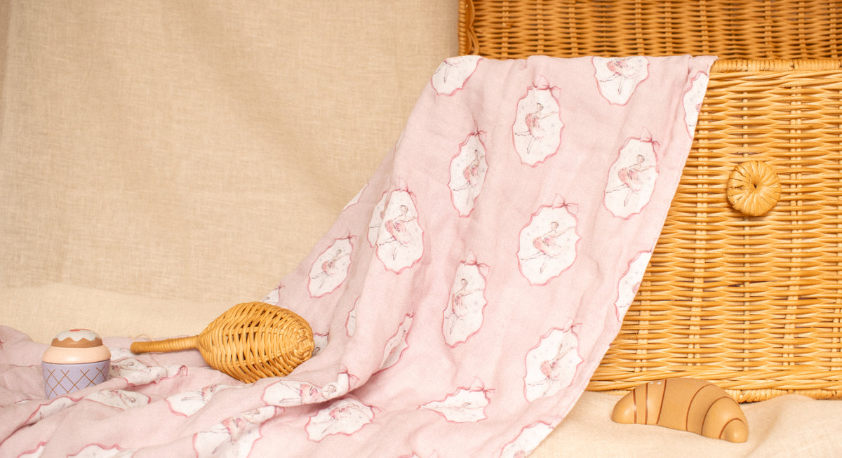 Ballerina Swaddle Blanket