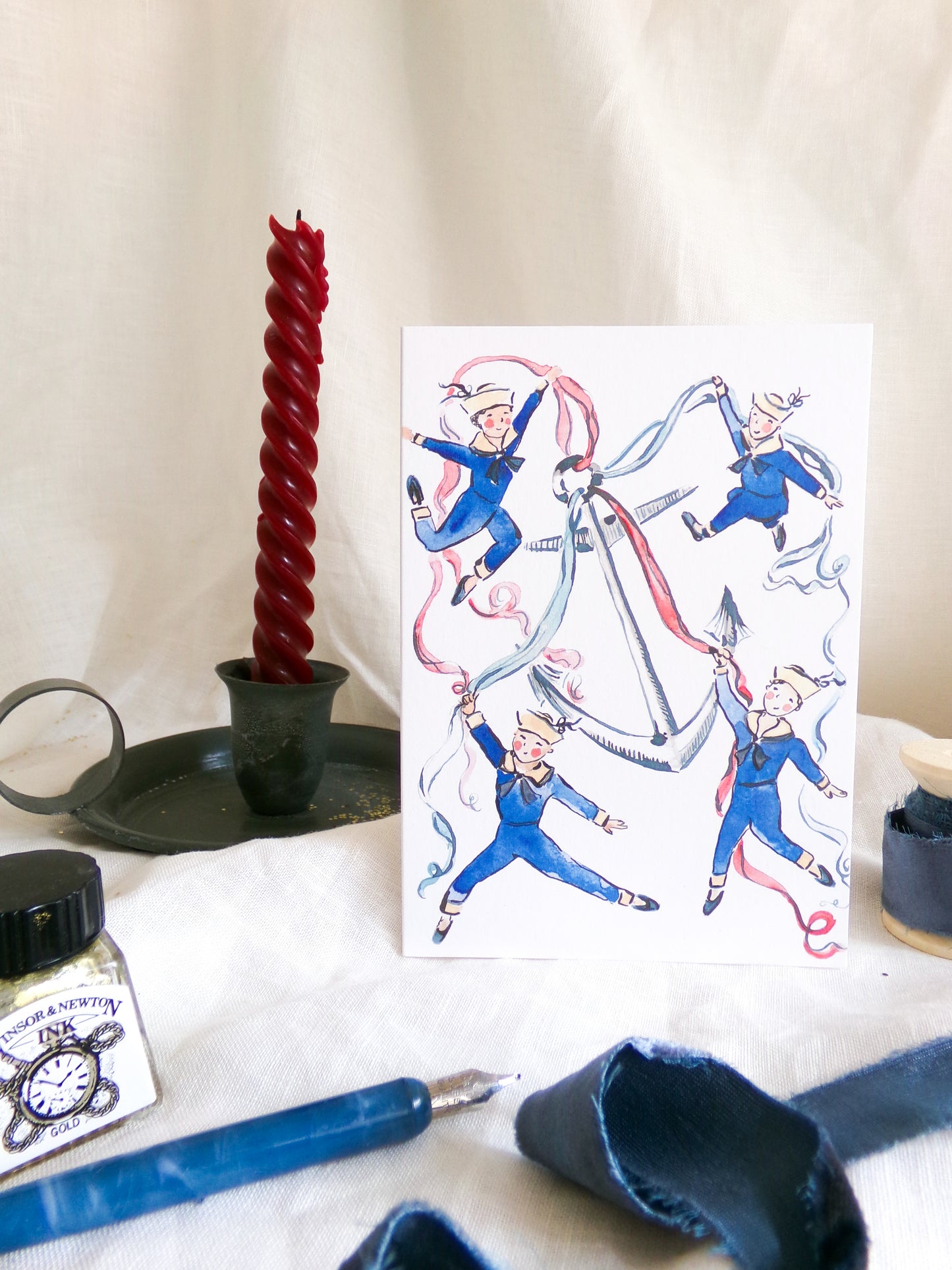 Sailors Dancing Card